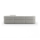 Ribbed Linen Sectional Chaise | Caracole Rhythm