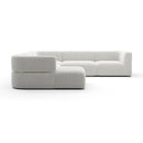 Ribbed Linen Sectional Chaise | Caracole Rhythm