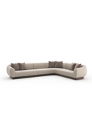 Ribbed Linen Sectional Sofa | Caracole Seta | Oroatrade.com