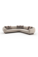 Ribbed Linen Sectional Sofa | Caracole Seta | Oroatrade.com