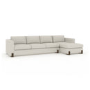 Beige Woven Chaise Lounge L | Caracole Counter Balance