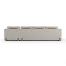 Beige Woven Chaise Lounge L | Caracole Counter Balance