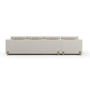 Beige Woven Chaise Lounge L | Caracole Counter Balance