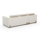Beige Woven Chaise Lounge S | Caracole Counter Balance