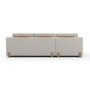 Beige Woven Chaise Lounge S | Caracole Counter Balance