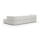 Ribbed Linen Sectional Sofa | Caracole Rhythm