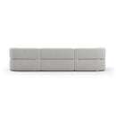 Ribbed Linen Sectional Sofa | Caracole Rhythm