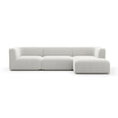 Ribbed Linen Sectional Sofa | Caracole Rhythm