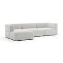 Ribbed Linen Sectional Sofa | Caracole Rhythm