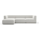 Ribbed Linen Sectional Sofa | Caracole Rhythm