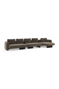 Linen Right Chaise Sectional Sofa L | Caracole Overlap | Oroatrade.com
