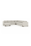 Melange Fabric L-Shaped Sofa | Caracole Counter Balance | Oroatrade.com