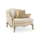 White French-Inspired Lounge Chair | Caracole Savoir Faire