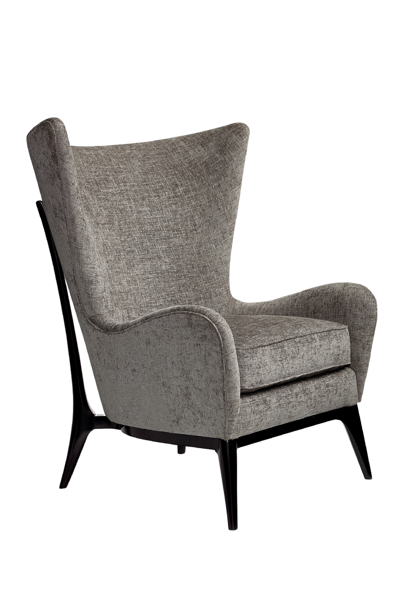 Gray Wingback Lounge Chair | Caracole Whats New Pussycat? | Oroatrade.com