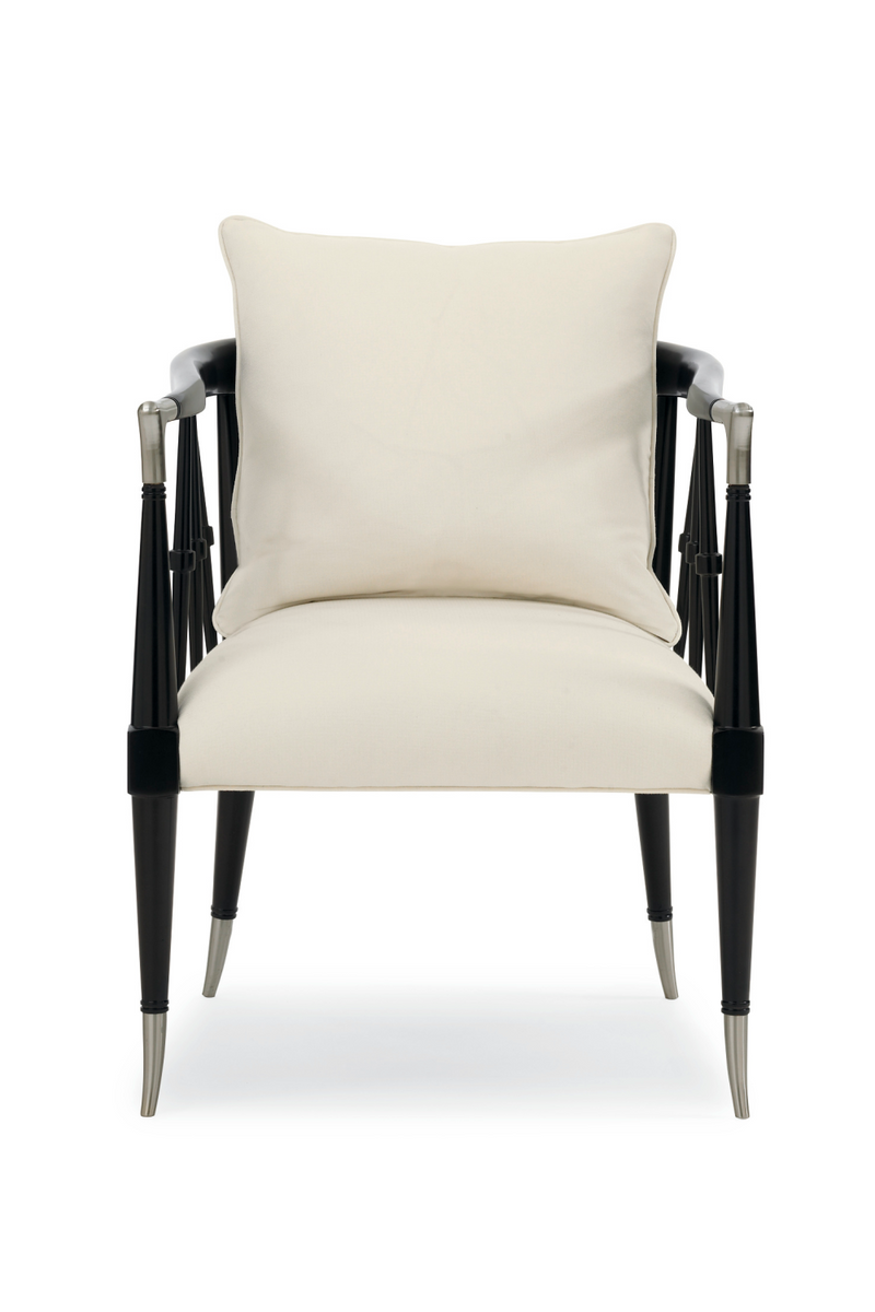 Modern Windsor Accent Chair | Caracole Black Beauty | Oroatrade.com