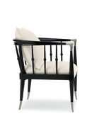 Modern Windsor Accent Chair | Caracole Black Beauty | Oroatrade.com