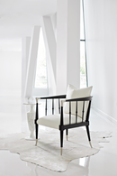 Modern Windsor Accent Chair | Caracole Black Beauty | Oroatrade.com