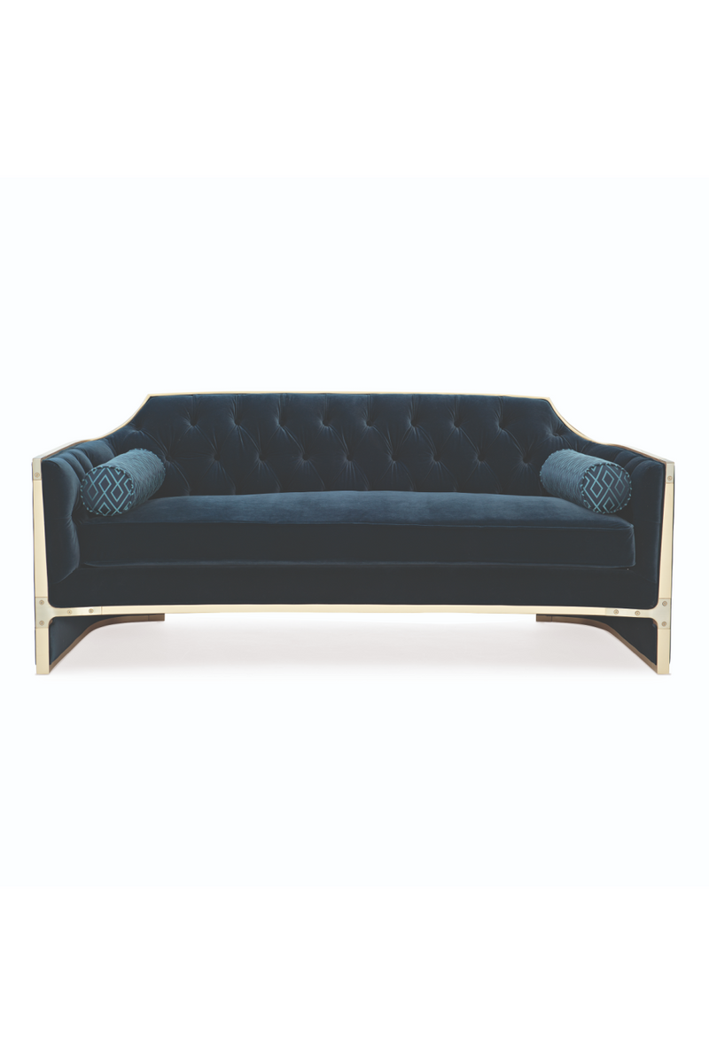 Blue Tufted Modern Sofa | Caracole The Cat's Meow | Oroatrade.com