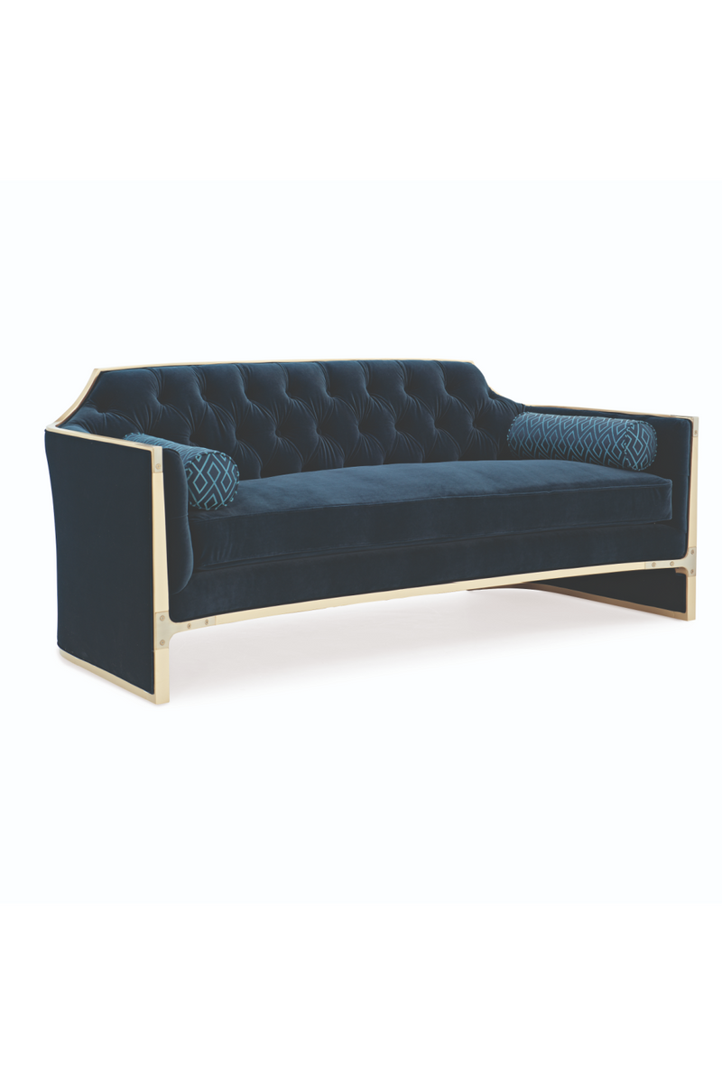 Blue Tufted Modern Sofa | Caracole The Cat's Meow | Oroatrade.com