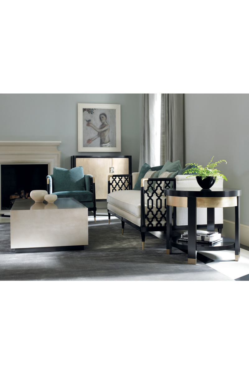 Cushioned Modern Sofa | Caracole Lattice Entertain You | Oroatrade..com
