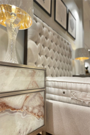 Agate Patterned Modern Chest | Caracole A Real Gem | Oroatrade.com