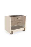 Beech Wood 2-Drawer Nightstand | Caracole Counter Balance | Oroatrade.com