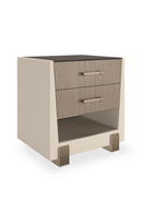 Beech Wood 2-Drawer Nightstand | Caracole Counter Balance | Oroatrade.com