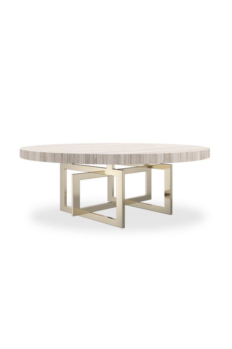 Round Sandstone Dining Table S | Caracole Wish You Were Here | Oroatrade.com
