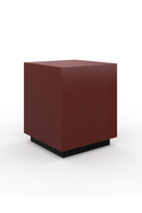 Red Gloss Square End Table | Caracole Couture | Oroatrade.com