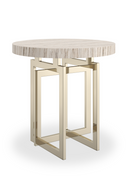 Round Sandstone Side Table | Caracole Wish You Were Here | Oroatrade.com