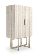 Sandstone 2-Door Bar Cabinet | Caracole Wish You Were Here | Oroatrade.com