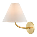 Modern European furniture - White Empire Linen Wall Lamp - www.oroatrade.com
