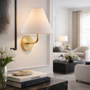 Modern European furniture - White Empire Linen Wall Lamp - www.oroatrade.com