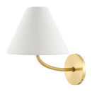 Modern European furniture - White Empire Linen Wall Lamp - www.oroatrade.com