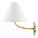Modern European furniture - White Empire Linen Wall Lamp - www.oroatrade.com
