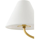 Modern European furniture - White Empire Linen Wall Lamp - www.oroatrade.com