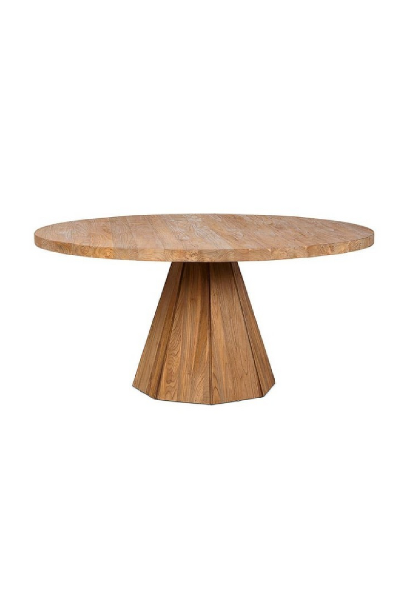 Round Teak Dining Table | Dareels Jati | Oroatrade.com