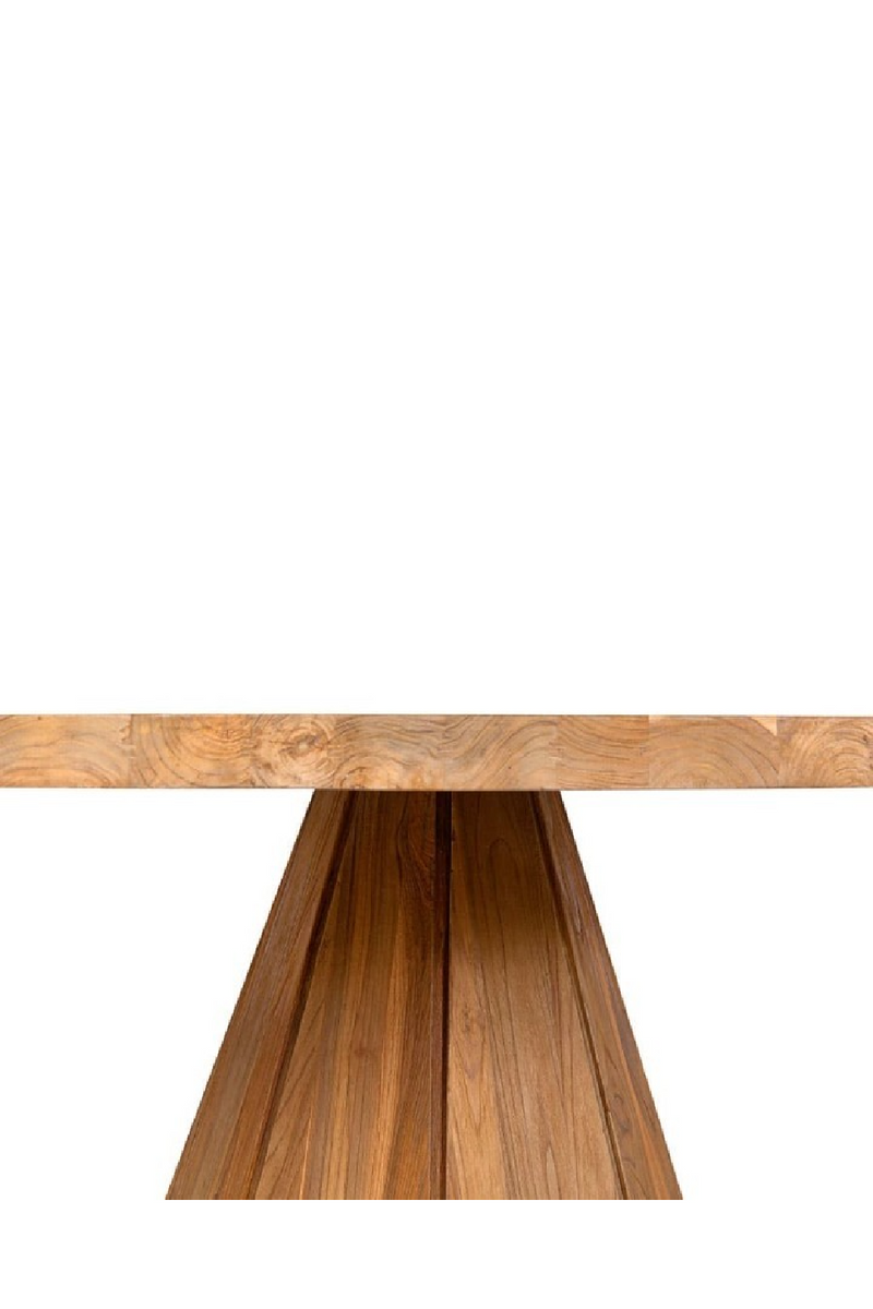 Round Teak Dining Table | Dareels Jati | Oroatrade.com