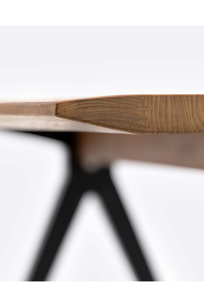 V-Leg Teak Dining Table | Dareels Liku | Oroatrade.com