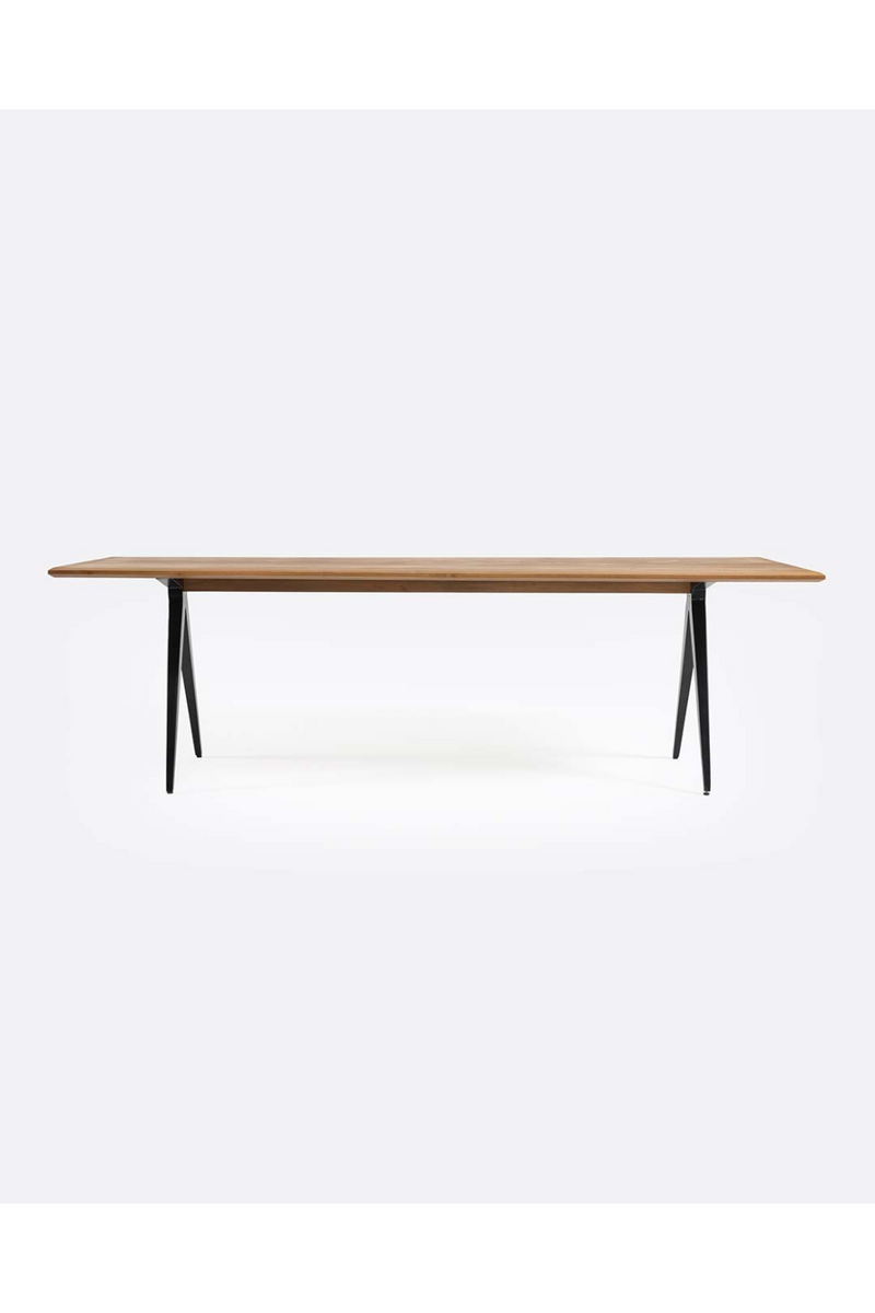 V-Leg Teak Dining Table | Dareels Liku | Oroatrade.com