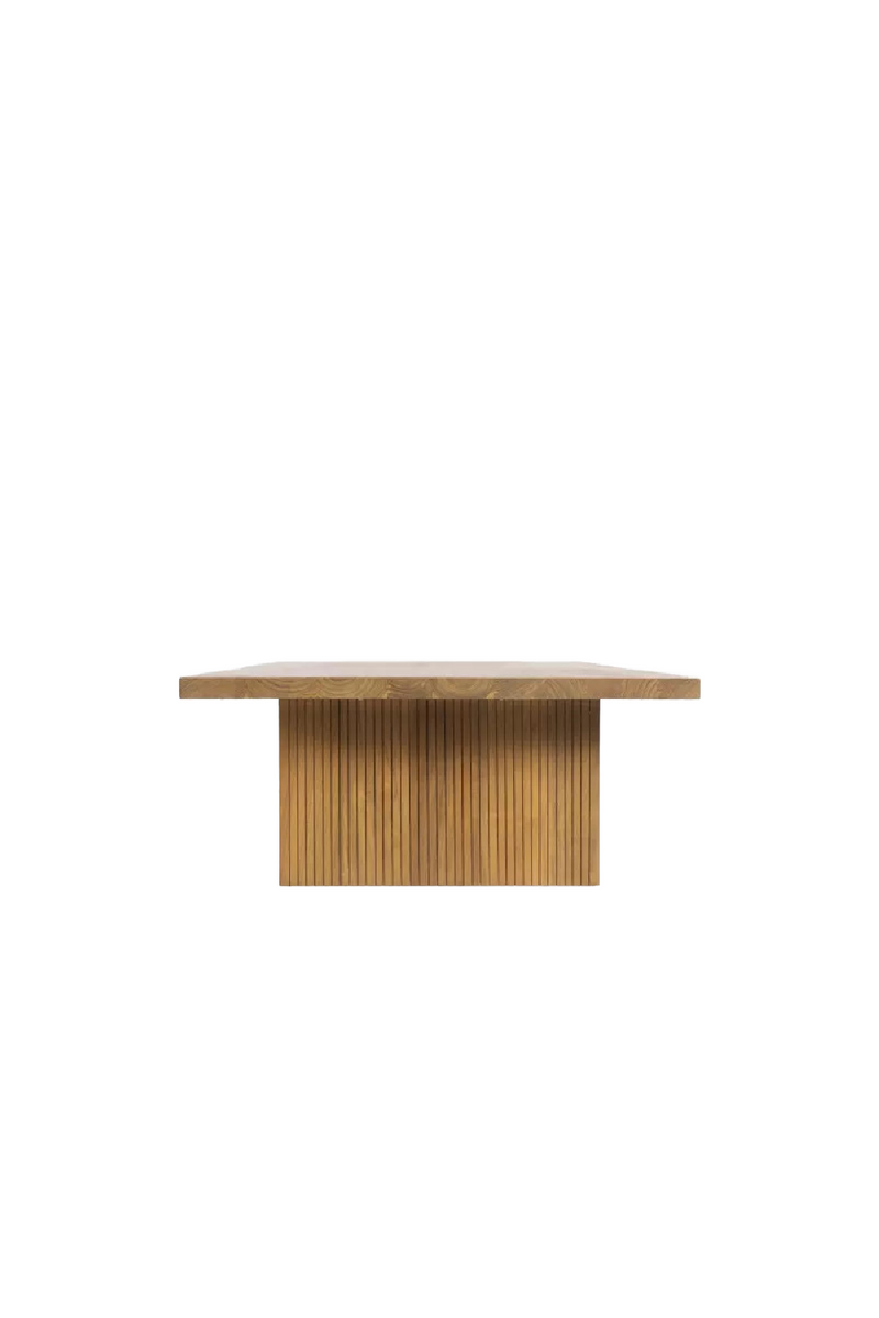 Fluted Teak Coffee Table | Dareels Balari | Oroarade.com