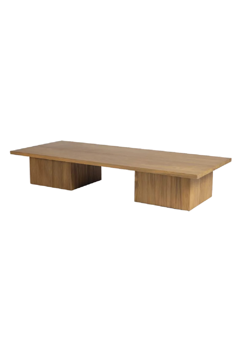 Fluted Teak Coffee Table | Dareels Balari | Oroarade.com