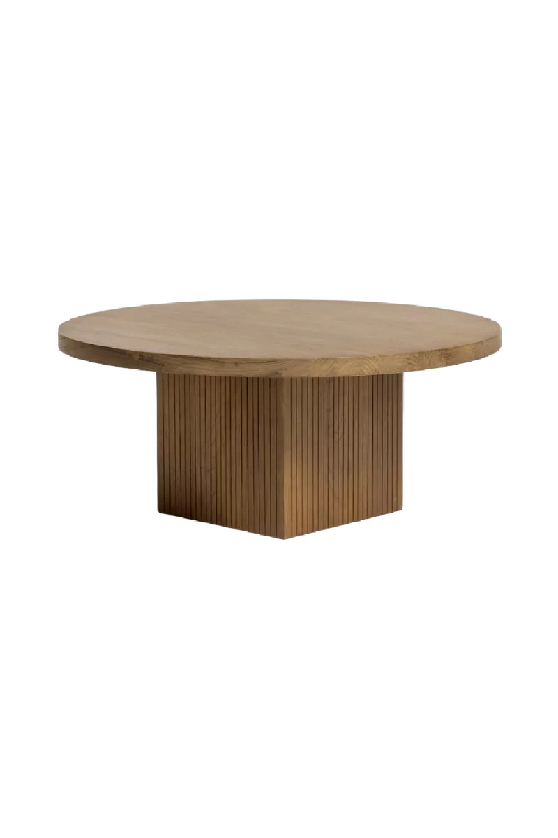 Fluted Teak Coffee Table | Dareels Balari | Oroarade.com