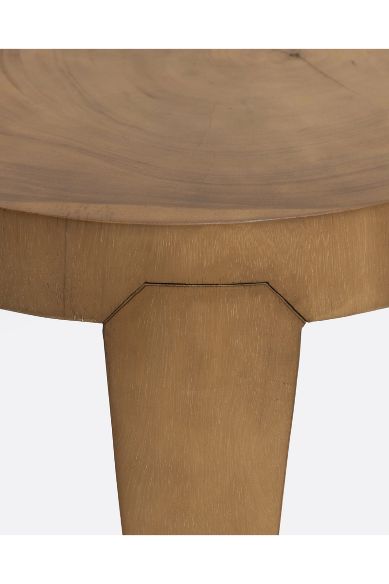 Solid Suar Wood Side Table | Dareels Rivia | Oroatrade.com