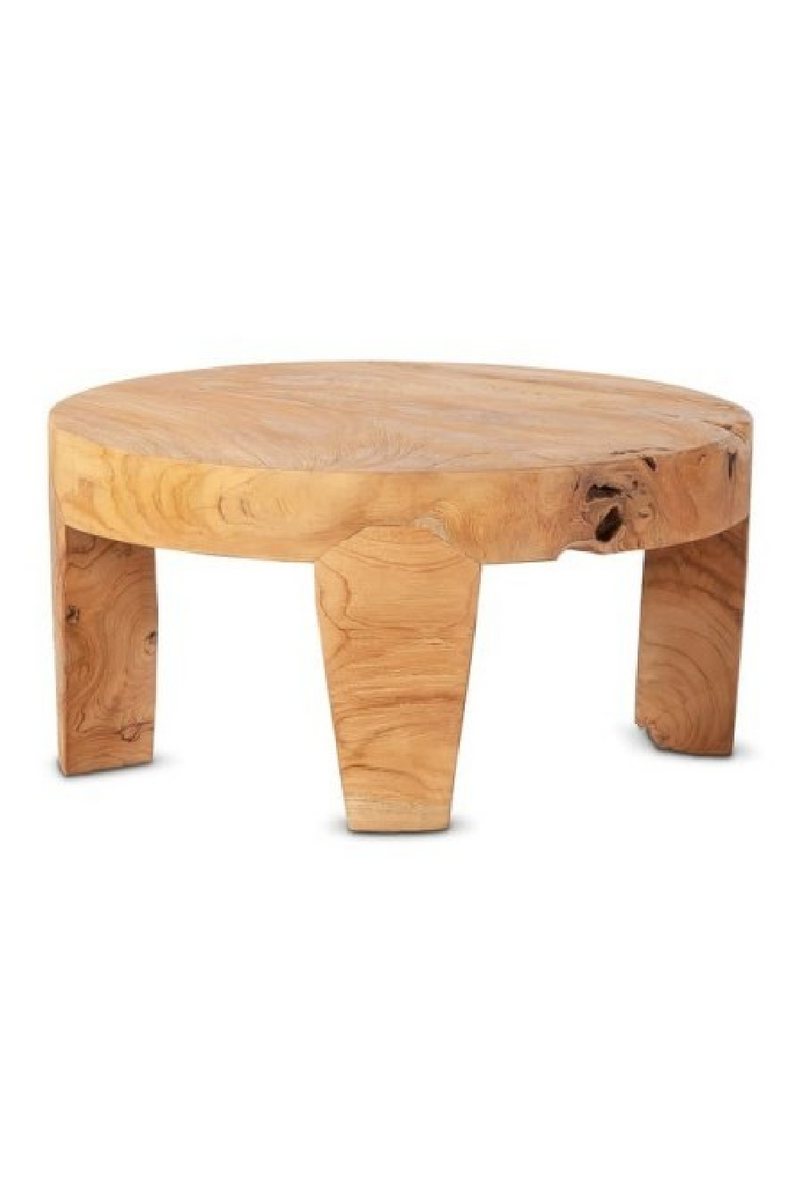 Round Suar Wood Side Table | Dareels Rivia | Oroatrade.com