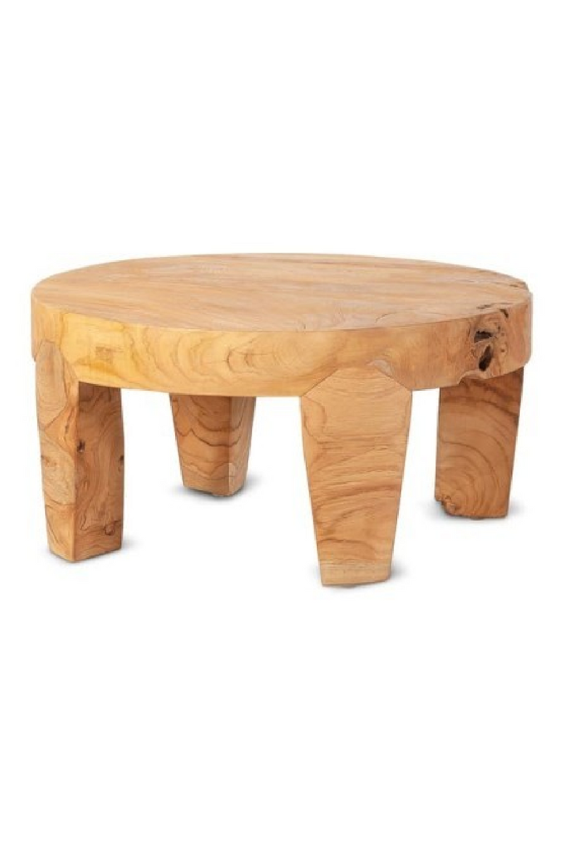 Round Suar Wood Side Table | Dareels Rivia | Oroatrade.com