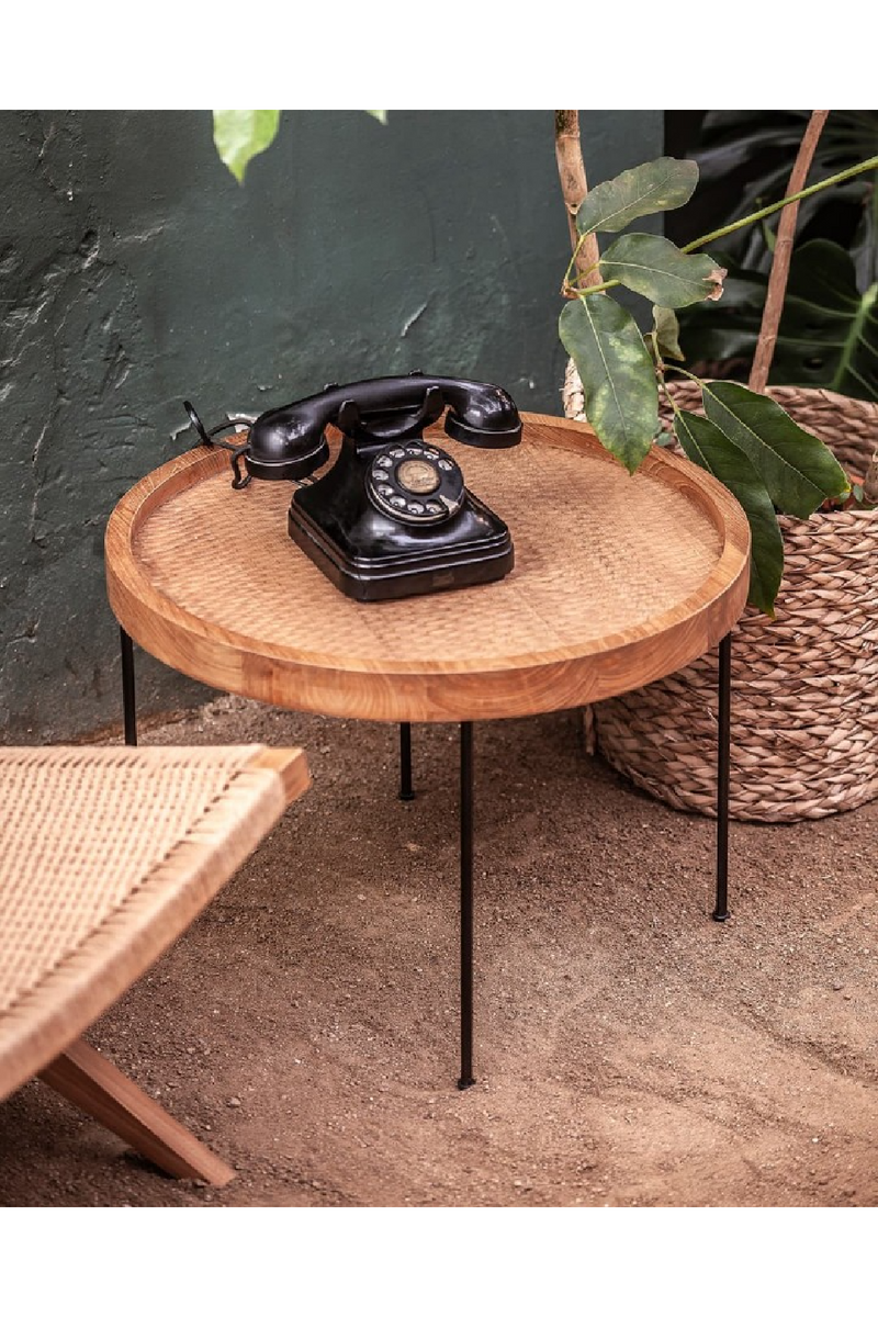 Round Tray Top Side Table | Dareels Gede | Oroatrade.com