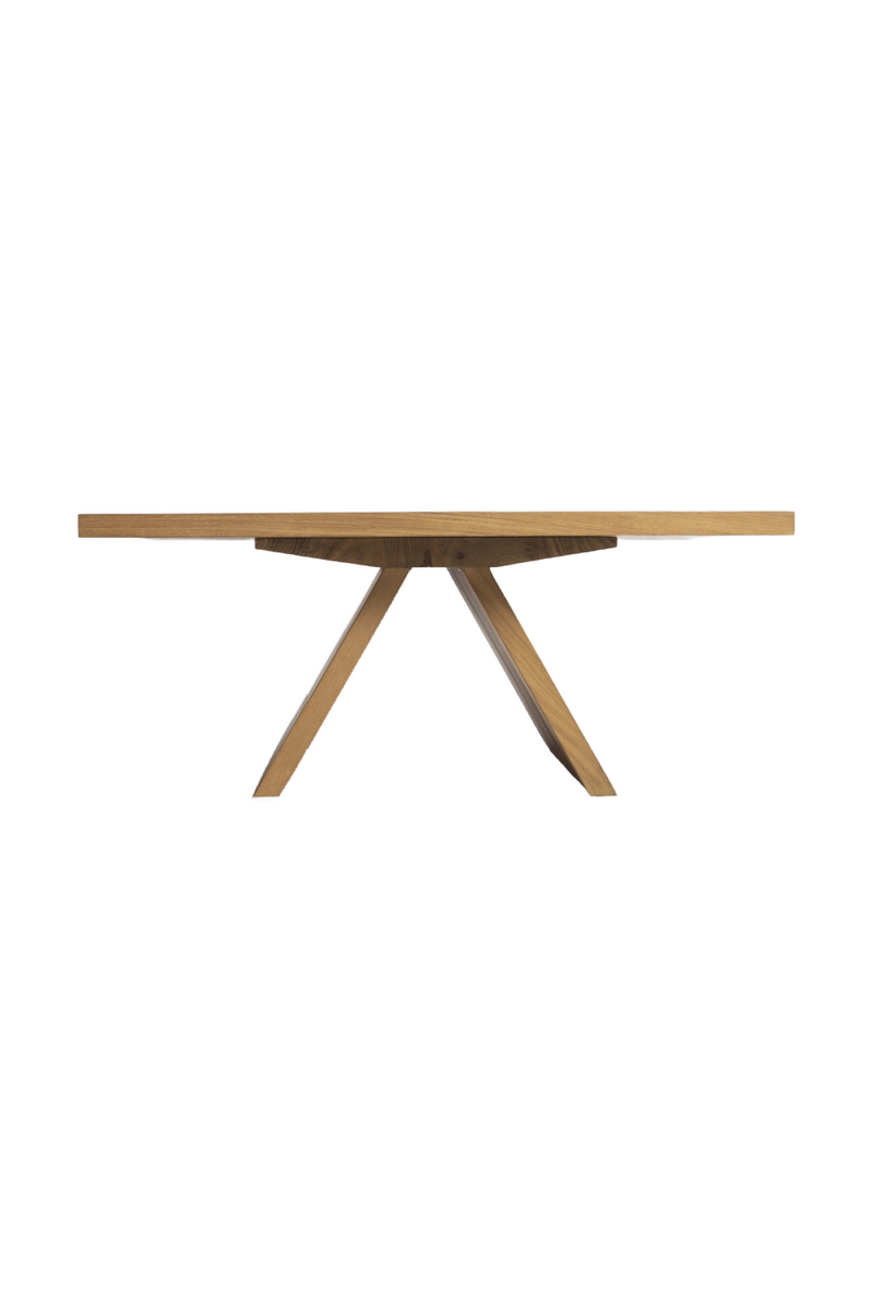 V-Leg Teak Side Table | Dareels Batu | Oroatrade.com