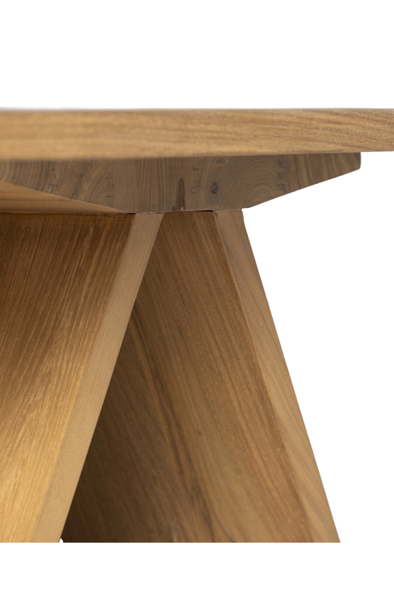 V-Leg Teak Side Table | Dareels Batu | Oroatrade.com