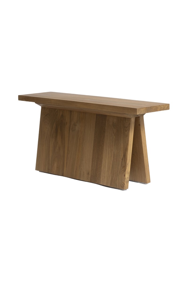 V-Leg Teak Side Table | Dareels Batu | Oroatrade.com